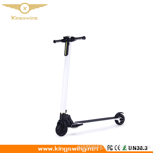 Kingswing Factory 480W 24V Foldable Electric Skateboard, Carbon Fiber Kick Skateboard with Handrail